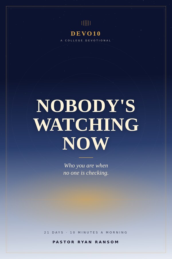 Nobody's Watching Now cover