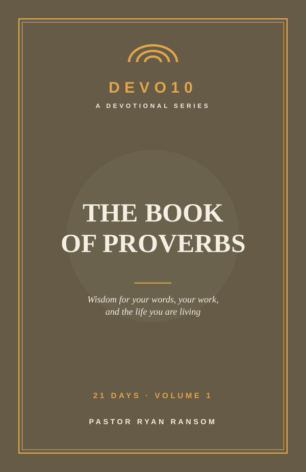 The Book of Proverbs cover