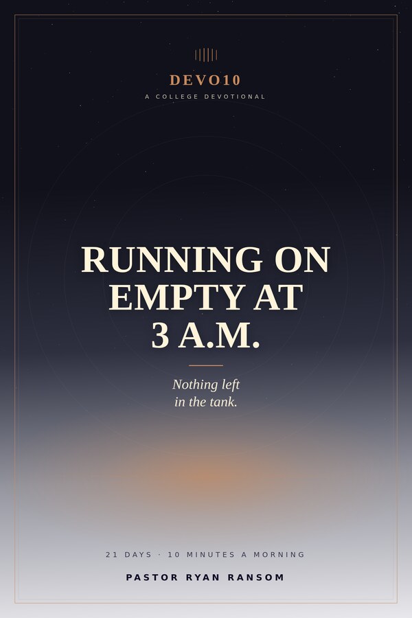 Running on Empty at 3 A.M. cover